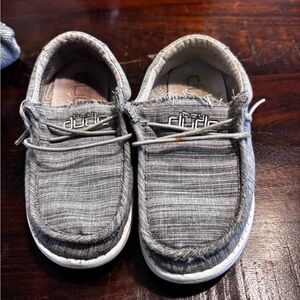 Hey Dude Kids Gray Slippers